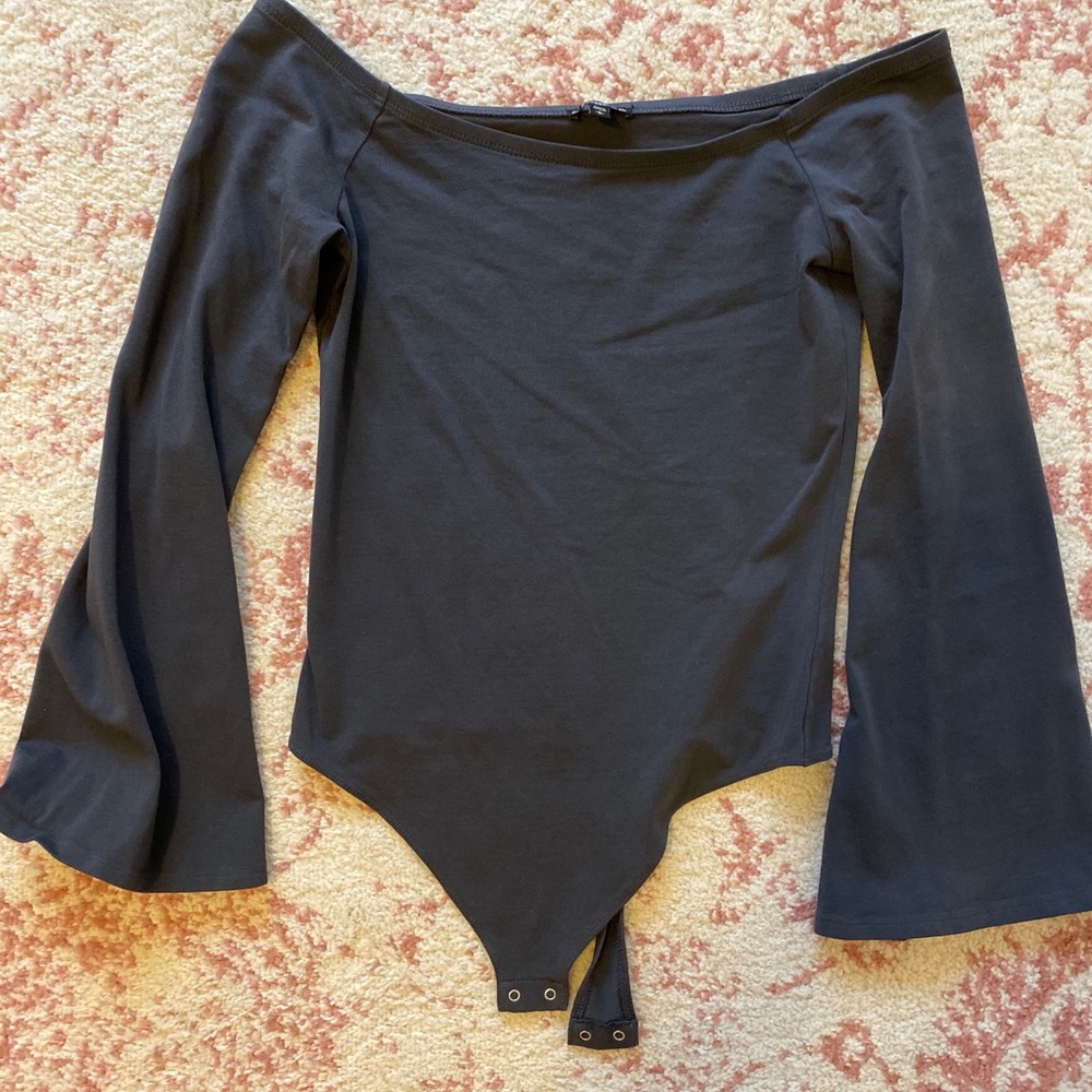 Off the shoulder body suit